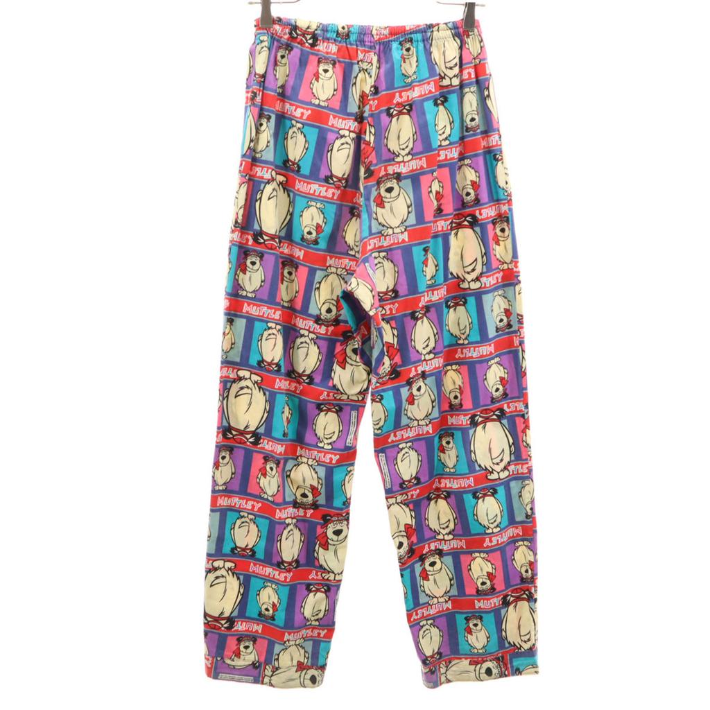 90s Old Wacky Races Pajamas Pants Multi MUTTLEY Character Unisex Men's Used