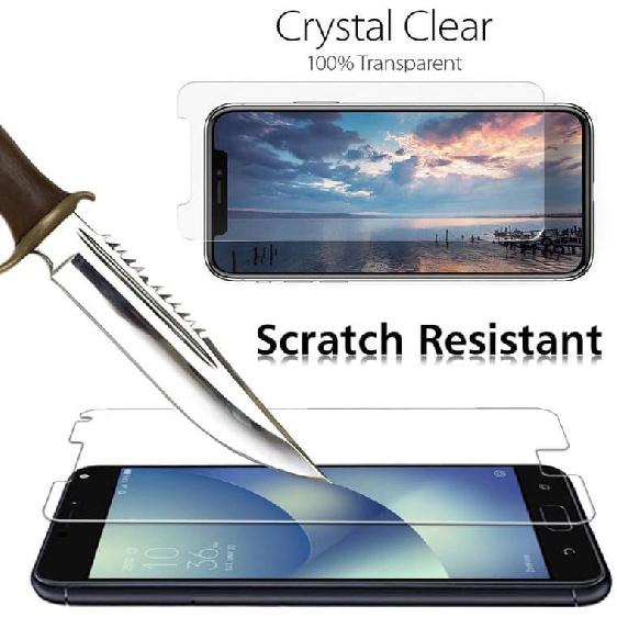 Black Soft TPU Bumper Phone Case for Blackview Wave 6C (6.50") with 1 X Tempered Glass Screen Protector, Slim Silicone Shockproof Cover for Blackview