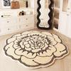 Circular Living Room Flower Shaped Carpet Bedroom Bedside Sofa Coffee Table Computer Chair Anti Slip and Wear-resistant