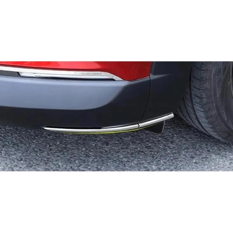 For Mazda Cx-30 Cx30 -  StainlessSteel Front Rear Bumper Corner Protection Strip Cover Trim Decorate Car Accessories