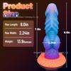 Dual-Use Luminous Silicone Dildo: Thick, Soft Anal & Vaginal Plug for Masturbation & SM Play