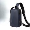 Fashionable Men's Chest Bag High-end Single-shoulder Waterproof Cross-span Bag Travel Hard Shell Chest Bag Commuting Casual Shoulder Bag