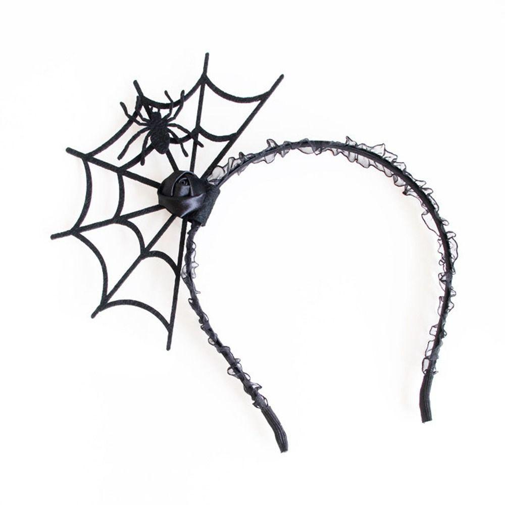 Cosplay Headband Halloween Headband Headpiece Gothic Black Crown Novelty Halloween Mask  Men