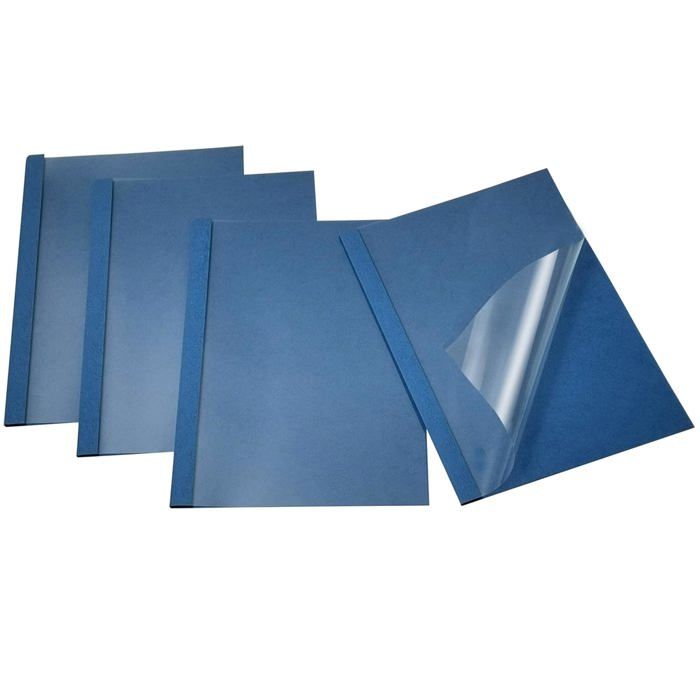 Rayson - 10320101 - Couvertures de Reliure Thermique, A4, Capacite de Reliure de 15 Feuilles, 2 mm, Bleu, Paquet de 25