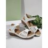 Damen Übergröße Plateau Cut-Out Sport Sandalen Sommer Europäisch Amerikanischer Stil Klettverschluss Lässige Slipper