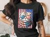 Patriotic Cat T-Shirt, American Flag Cat Shirt, Funny Kitty Lover Gift, 4th of July USA Tee, Distressed Independence Day Cat Tee