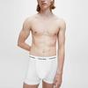 Calvin Klein Buchstaben-Logo Mid-Rise Boxer Briefs 3er-Pack Herren Unterwäsche Weiß U2662G-100