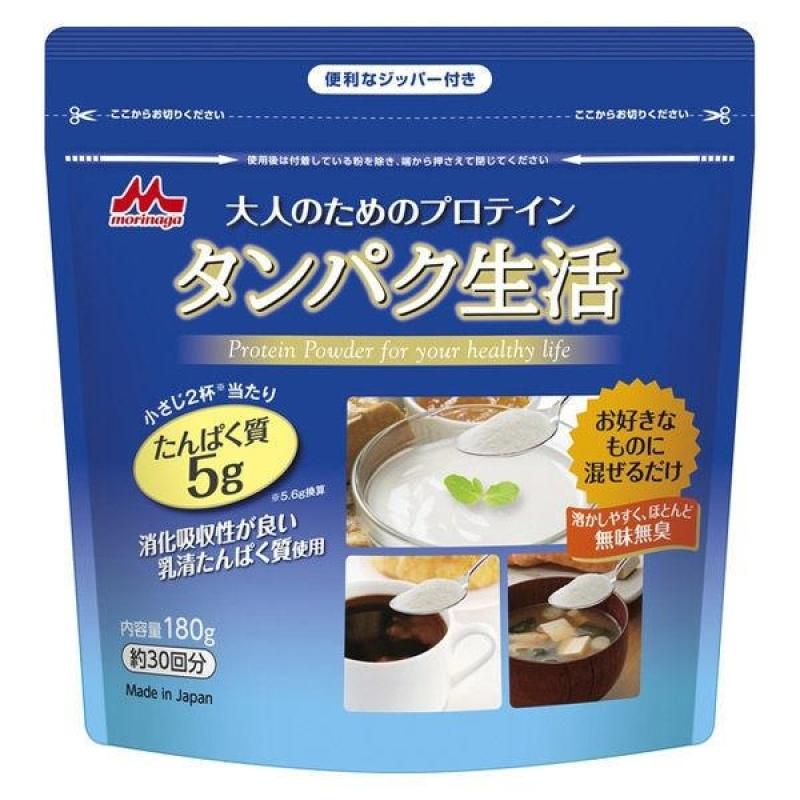 Morinaga Milk Protein Powder Danpaku Seikatsu Pouch 180g