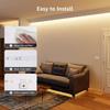 Lepro ruban led 5m,bande led lumière blanche tunable dimmable avec télécommande