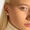 Boucles d'oreilles - LUXENTER - Essential - Argent 925 - Plaqué rhodium - 7mm x 7mm