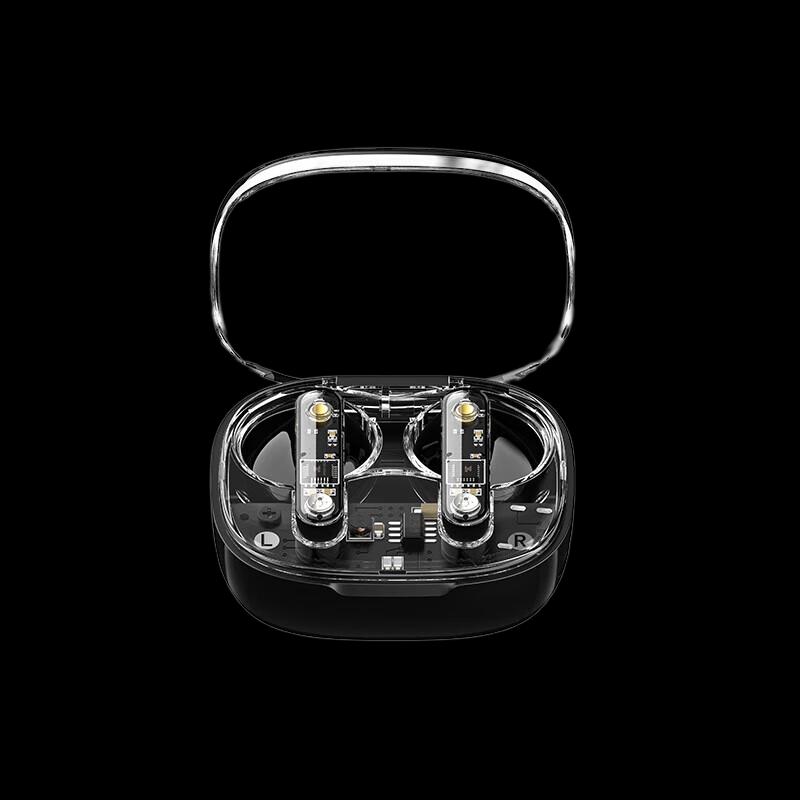 Recci REP-W58 Transparent Mech Half-In-Ear Wireless Earbuds