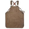 Modern Thick Canvas Apron with Custom Logo for Woodworking, Electrician, and Gardening Tasks