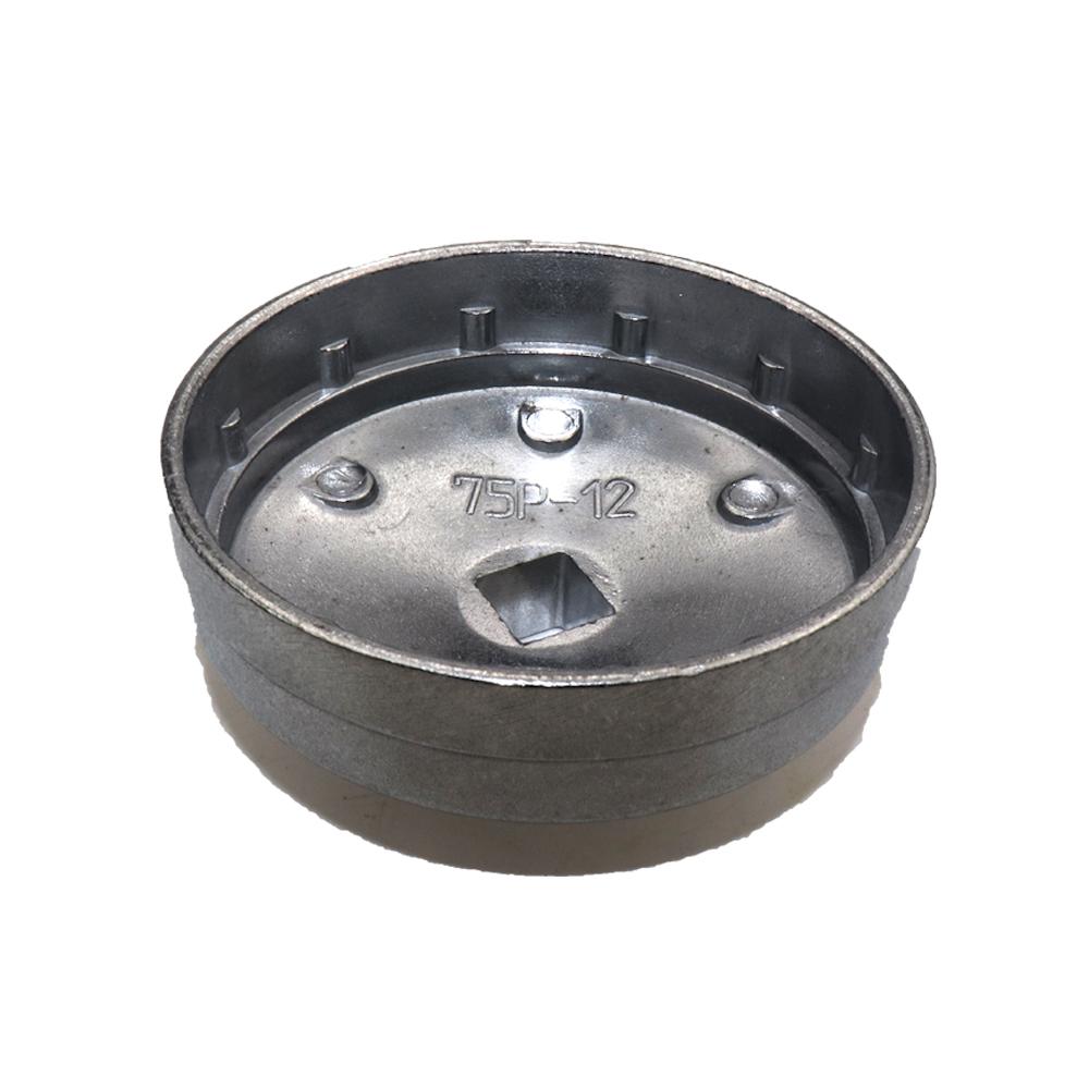 H903-6 Auto Ölfilter Schlüssel Nuss Abzieher Werkzeug Für Renault 75mm 12 Zähne 903-6 Aluminium