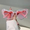 Heart Shaped Sunglasses Women Stylish Birthday Gift Shades with Rhinestones and Pearls Trendy Design Handmade Sun Glasses