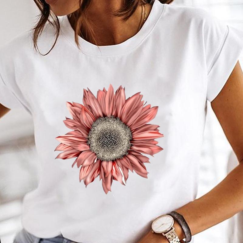 Années 90 Maman Mère Aquarelle Mère Tendance Manches Courtes Imprimé T-shirt Haut Mode d'Été T-shirt Dame Vêtement Féminin Décontracté T-shirt Graphique