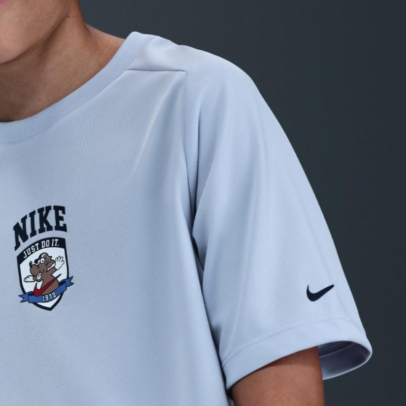 Nike Dri-Fit T-Shirt Multi Breathable Knit Soft Short Sleeve Kids Tops II0477057