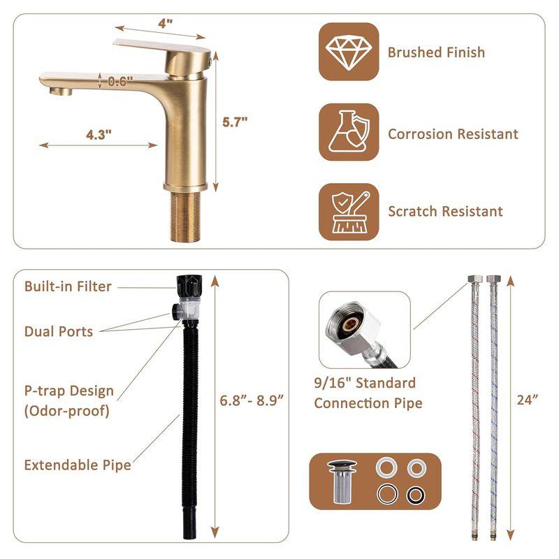 30" Bathroom Vanity with Sink, Farmhouse Freestanding Bathroom Cabinet with 2 Drawers & Open Shelf, Metal Handles,, Customized