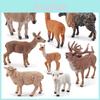 Donkey Alpaca Sheep Model Collection Pvc Figures For Home Decor And Educational Display