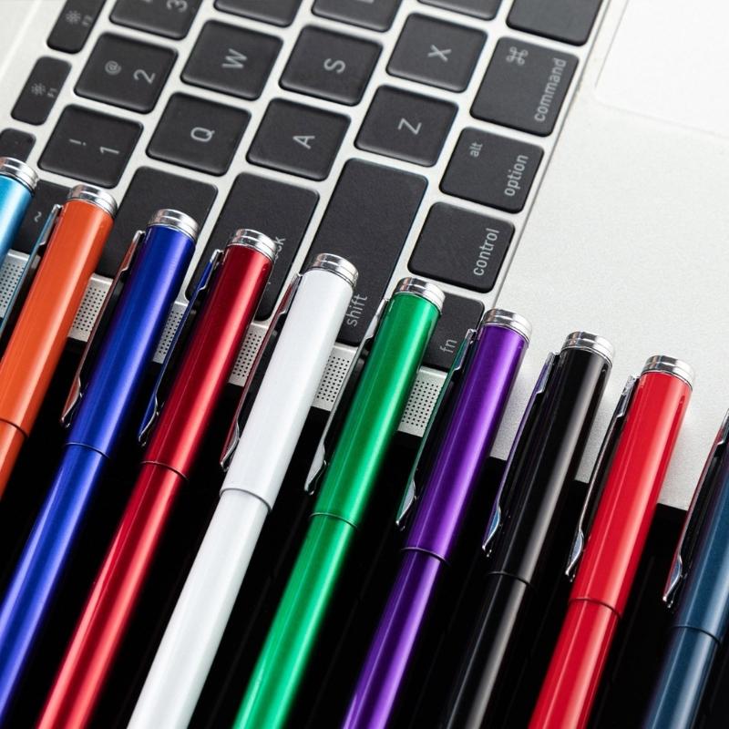 6Pcs Metal Ballpoint Pen with Pen Clip Office Writing Pen Smooth to Write Quick Drying Guest Sign In Pen for Office