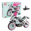 Hatsune Singer Motorcycle Building Blocks – Educational Assembly Toy for Kids