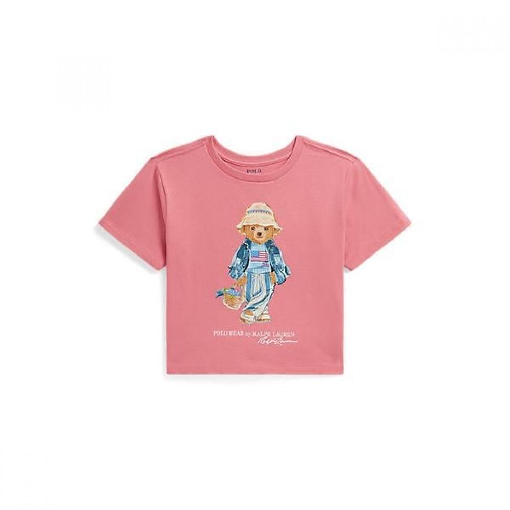 Polo Ralph Lauren Kids Girls 7 16 Oversized Polo Bear Tee Cwpotshg8020541650 M