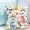 Cushion Cover Pillowcase Cute Dinosaur Decorative Pillows for Sofa Cushions Covers Double-sided Printing PillowC,(1)