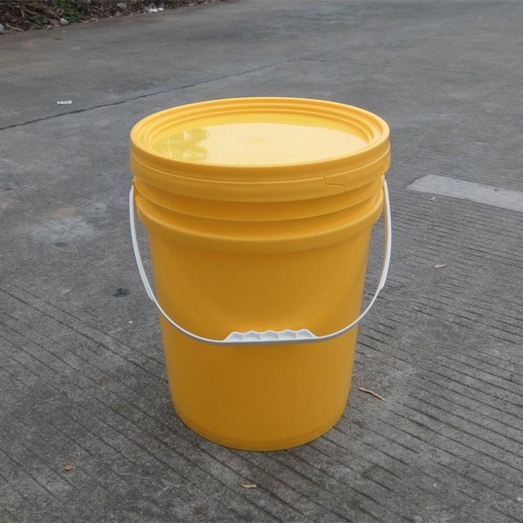 10 Buckets and 10 Lids, Black (4.4 Gallon) - Plastic Material,20L Plastic Barrel Car Bucket, Kimchi Bucket