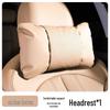 Compatible with 25 Zeekr 001 models: Nappa Leather Headrests, 007GT Lumbar Supports, and 009 Car Seat Backrests