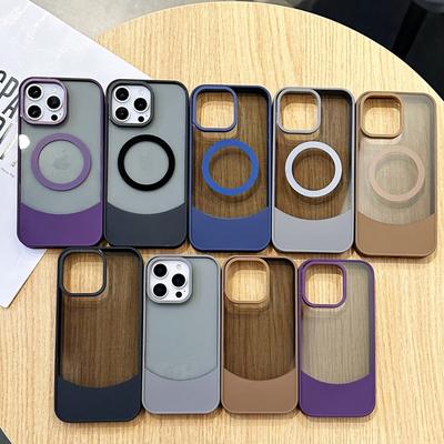 Applicable à Apple 16 Combinaison de Couleurs Doubles Coque de Téléphone Mobile IPhone 14 Magnétique 11 Côté Pro Aspiration ProMax Protection 12 Protection 13 Ensemble 15