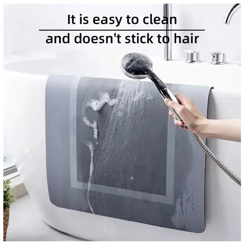 Highly Absorbent Floor Mat, Diatomaceous Earth Mat, Bathtub Mat, Anti Slip Carpet, Bathroom Kitchen Mat, Erasable and Washable Carpet