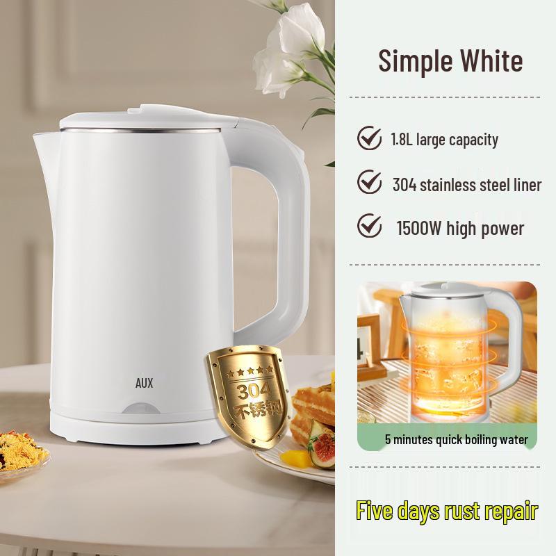 AUX Portable Electric Kettle with Constant Temperature and Automatic Insulation for Dorms