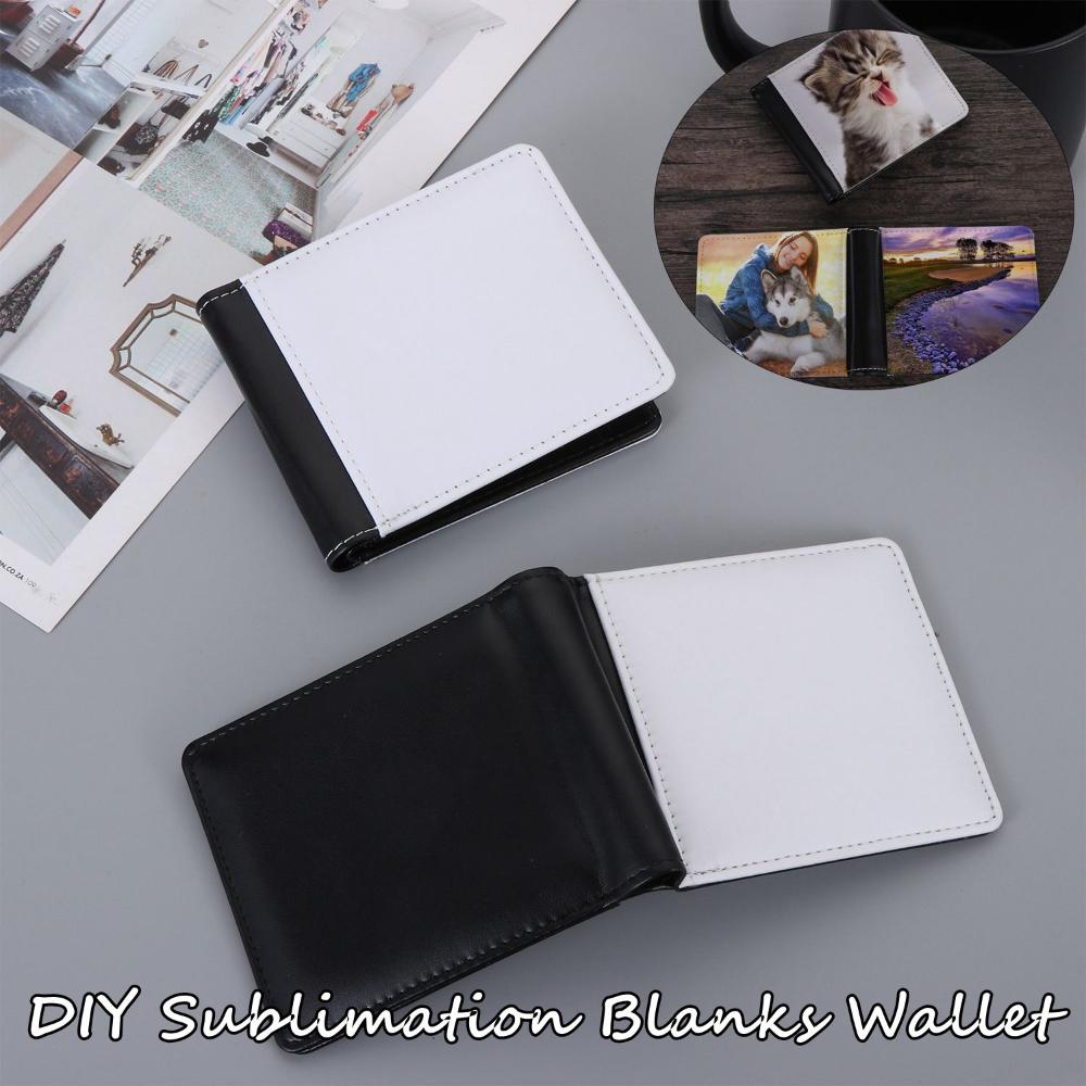 DIY Gift Multi Card Holder Wallet Sublimation Blanks Wallet PU Leather Wallet for Women Men