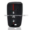 Silicone Honeycomb Protective Case for Car Remote Controls - Cross, Fiesta, Mondeo, Kuga, EcoSport