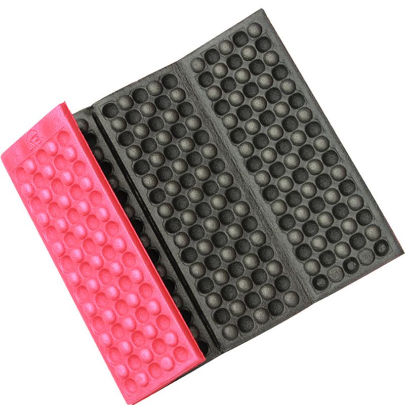 4-Zone Camping Folding Mat Foam Pad Moisture-proof Elasticity Cushion Travel Hiking Picnic Anti-dirty Seat Outdoor Use Tool