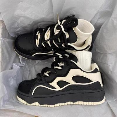 Neue Paar Schuhe Dicke Untere Höhe Erhöhen Board Schuhe Turnschuhe Brot Schuhe