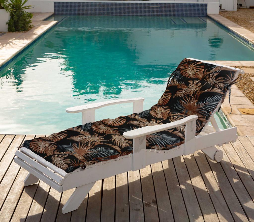 Vargottam Printed Rocking Chair Sofa Cushion With Ties  Chaise Recliner Quilted Thick Padded Seat Cushions Recliner Garden Outdoor