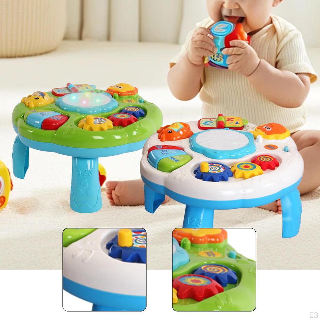 Activity Table Educational Toy Early Learning Play Center for Kids Infant 1 2 3 4 Year Old