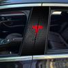 2Pcs Car Center Pillar Sticker Auto B Pillars Protective Film For Tesla Model 3 Y S X Cybertruck Juguete Roadster Coil Bonina