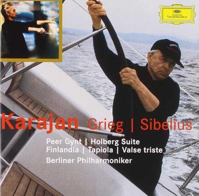 CD HERBERT VON KARAJAN, EDVARD GRIEG,  - Peer Gynt I Holberg Suite I Finland 4742692 Deutsche Grammo Europe Classical Used