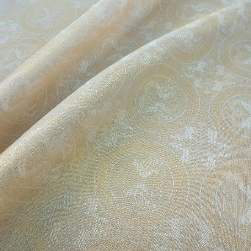 New Chinese Style Rayon Flora Jacquard Fabric Lightweight Breathable Sheer Cloth for Sewing Hanfu & Sun Protection Clothing