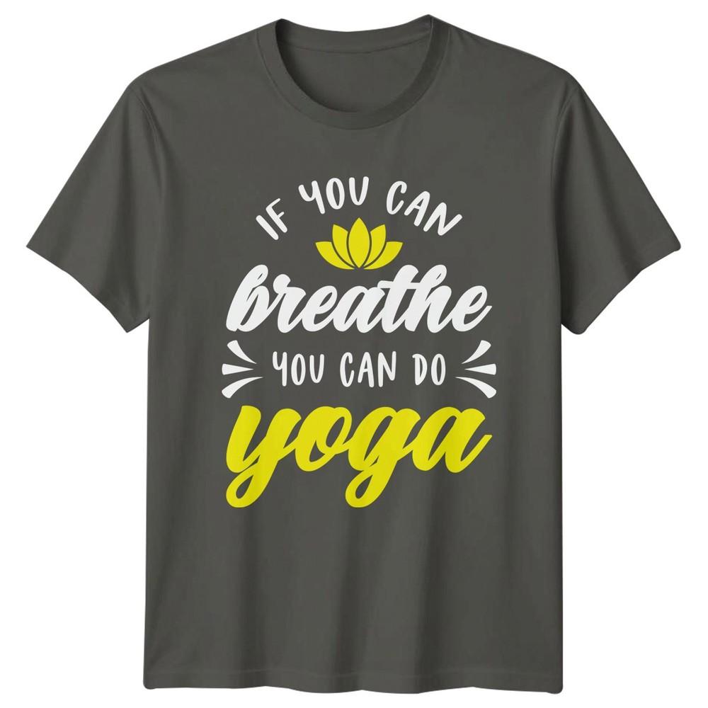 If You Can Breathe You TShirt Meditation Yoga Birthday Gift For Him And Her S