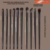 Neues Make-up-Pinsel-Set mit 11 Lidschattenpinseln Weiche Fasern Grobe Borsten Premium-Werkzeuge Augenbrauenpinsel Nasenschattenpinsel