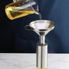 Detachable Strainer Kitchen Funnels Anti-slip Handle Funnel for Filling Small Bottles  Oil