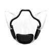 Protective Mask Transparent Mouth Cover Adult Durable Mask Face Shield Combine Plastic Reusable Anti-Fog Haze Dustproof Mask