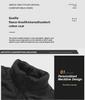 Men's Thick Lambskin Hooded Suit with Velvet Lining – Winter Warm, Cold-Proof Cotton Casual Trousers