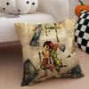 Game Little Nightmares Pillow Case Anti-dustmite Pillowcase Invisible Zipper Silky Short Plush Sofa Cushion Cover