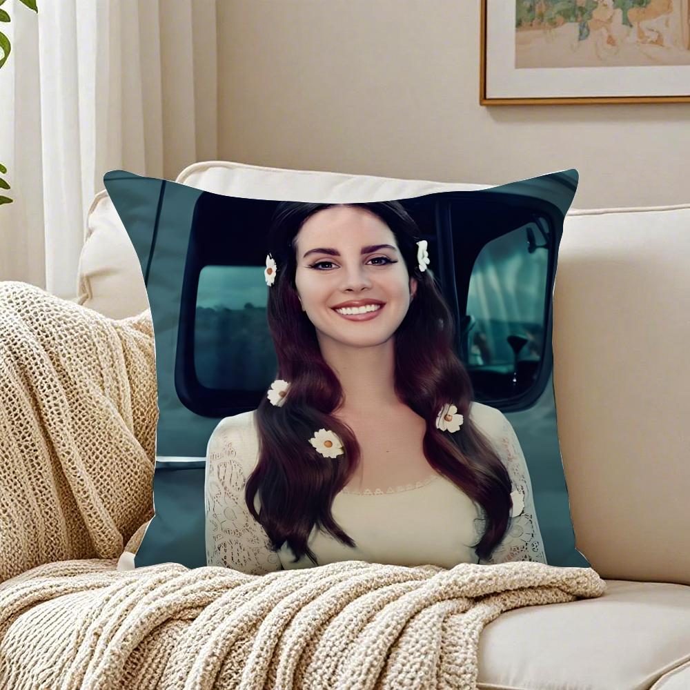 Pop American Beautiful Singer LLana Del Cushion Cover Pillowcase Antidustmite Living Room Sofa Decor Cushion Room