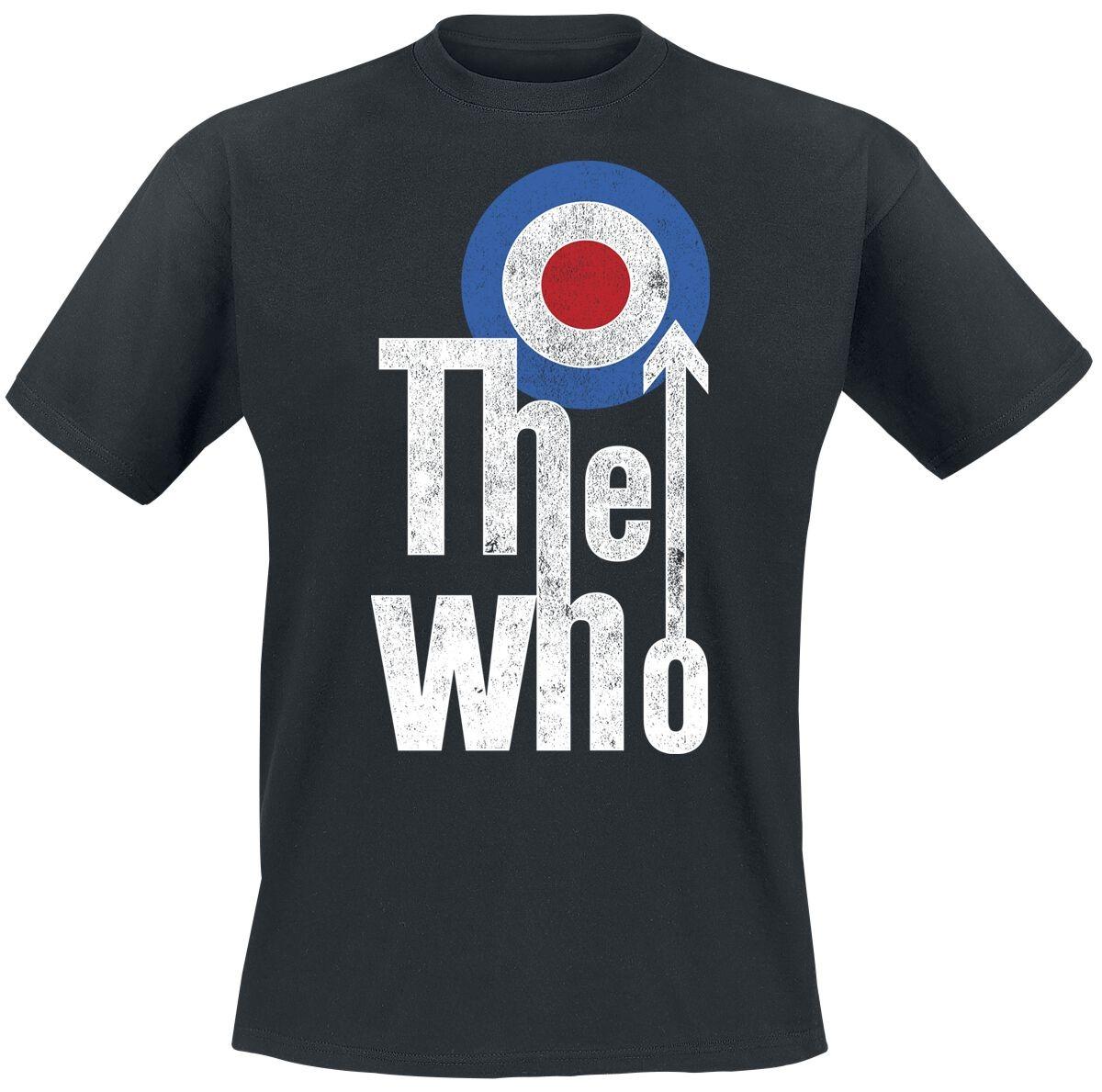 The Who Target Logo Print Cotton TShirt Classic Rock Streetwear Unisex Crew Neck Tee S