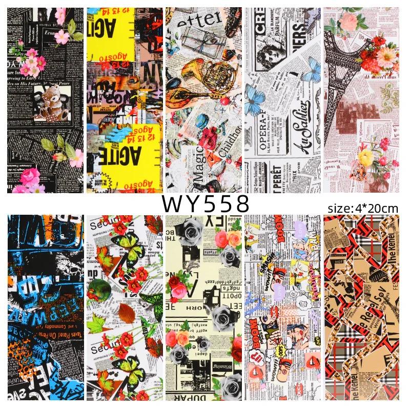Nail Sticker Marble Pattern Nail Foil Nail Art Transfer Decals Slider Nail Water Decal Design Accessories Manicures Decorations