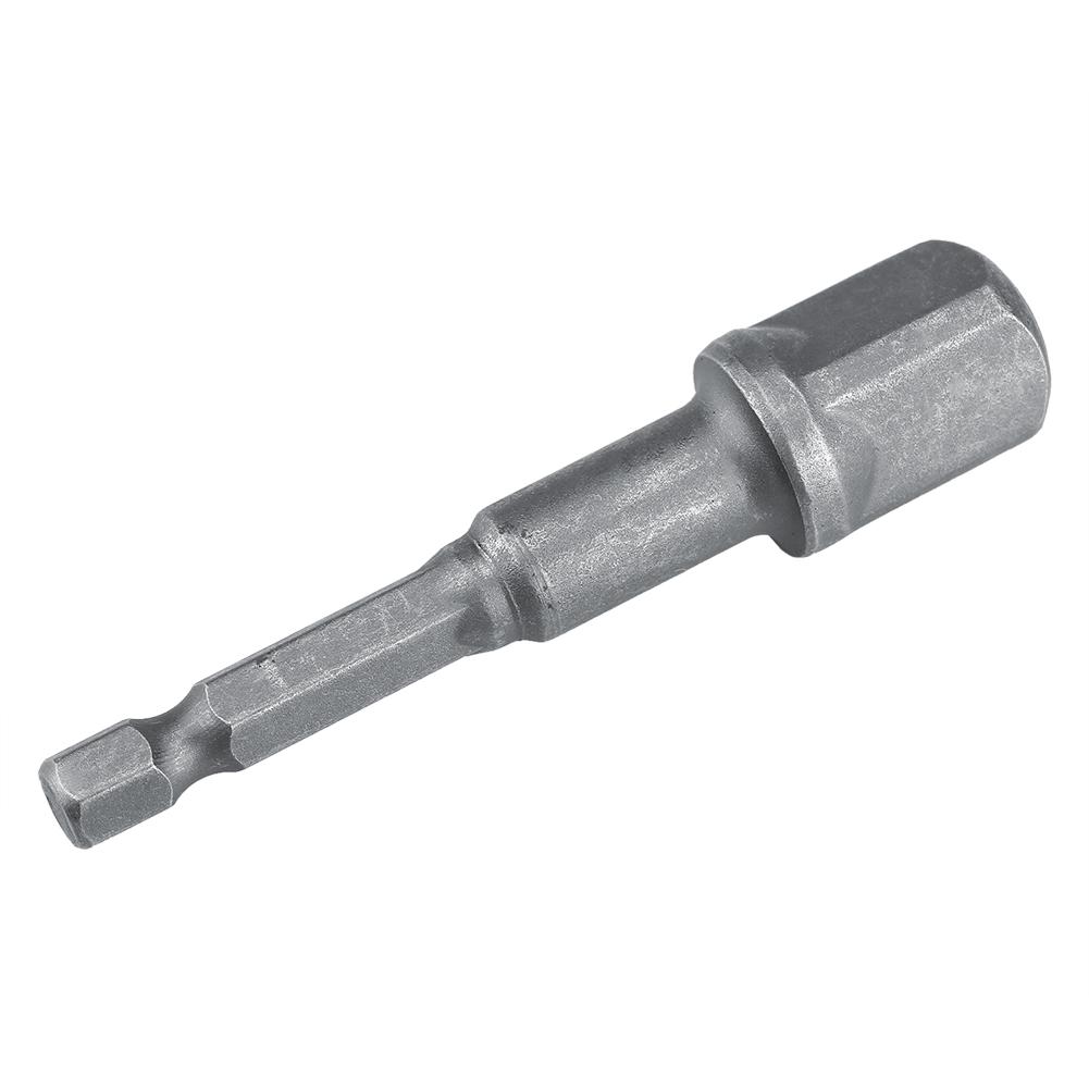 3pcs Set Socket Adapter 1 4in Hex Shank to 1 4  3 8  1 2  Drill Bits Extension Bar (Long Type)